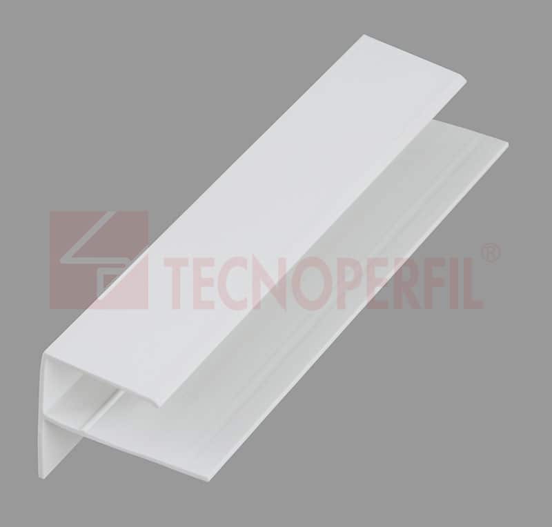 ARREMATE EM PVC “F” 29X24MM - TEC 125