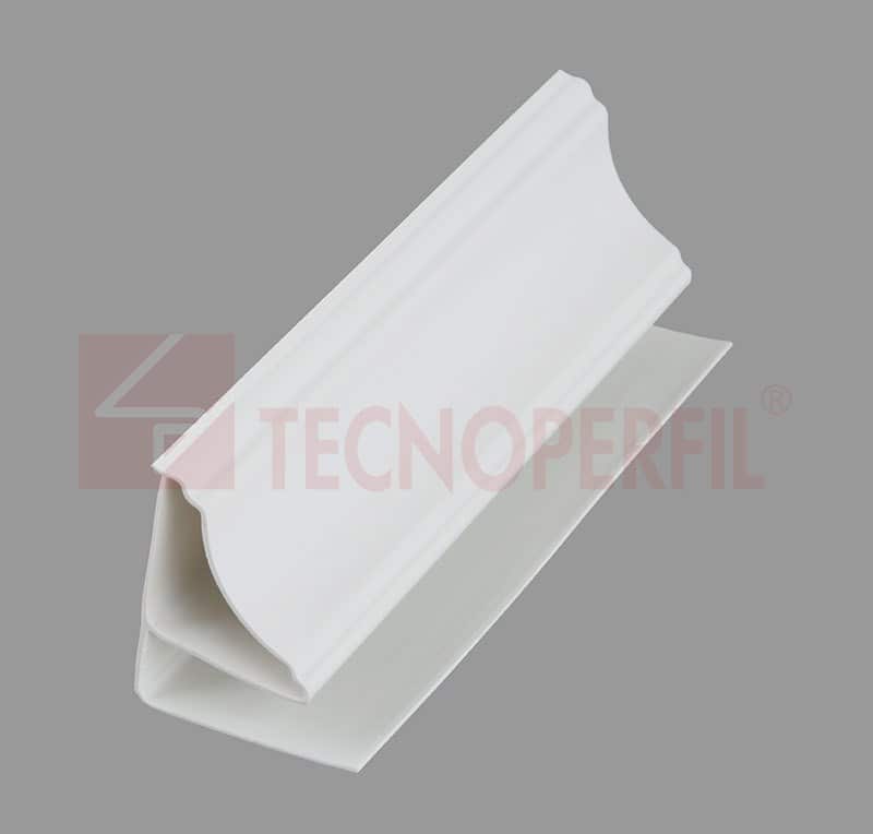 MOLDURA EM PVC “U” 35X33MM - TEC 237